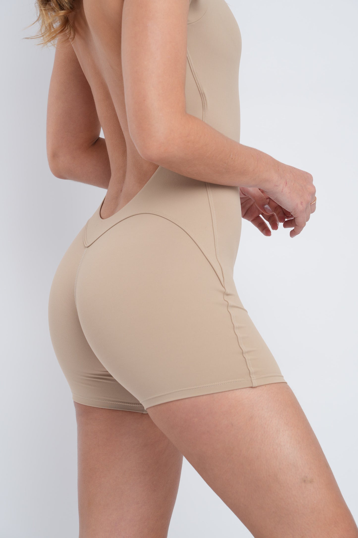 Daily Backless Jumpsuit Short