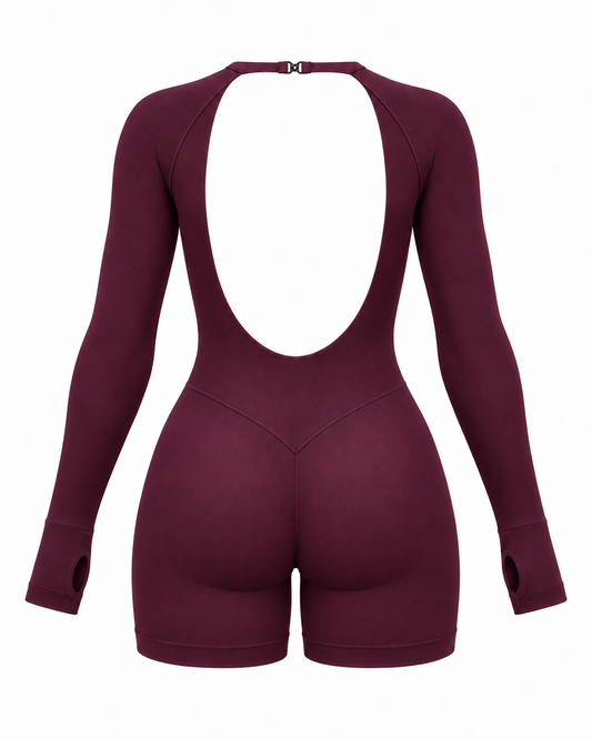 ThriveCompress™ Enterizo Manga Larga Seamless