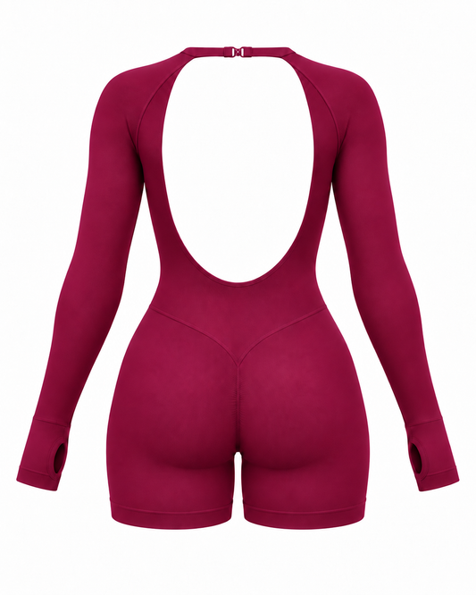 ThriveCompress™ Enterizo Manga Larga Seamless