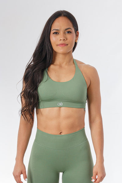ThriveCompress™ Halter Bralette Seamless