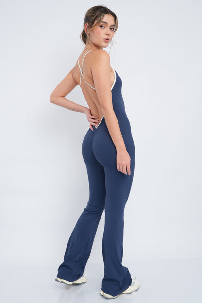 Daily Sculpt Enterizo Largo Bota Ancha