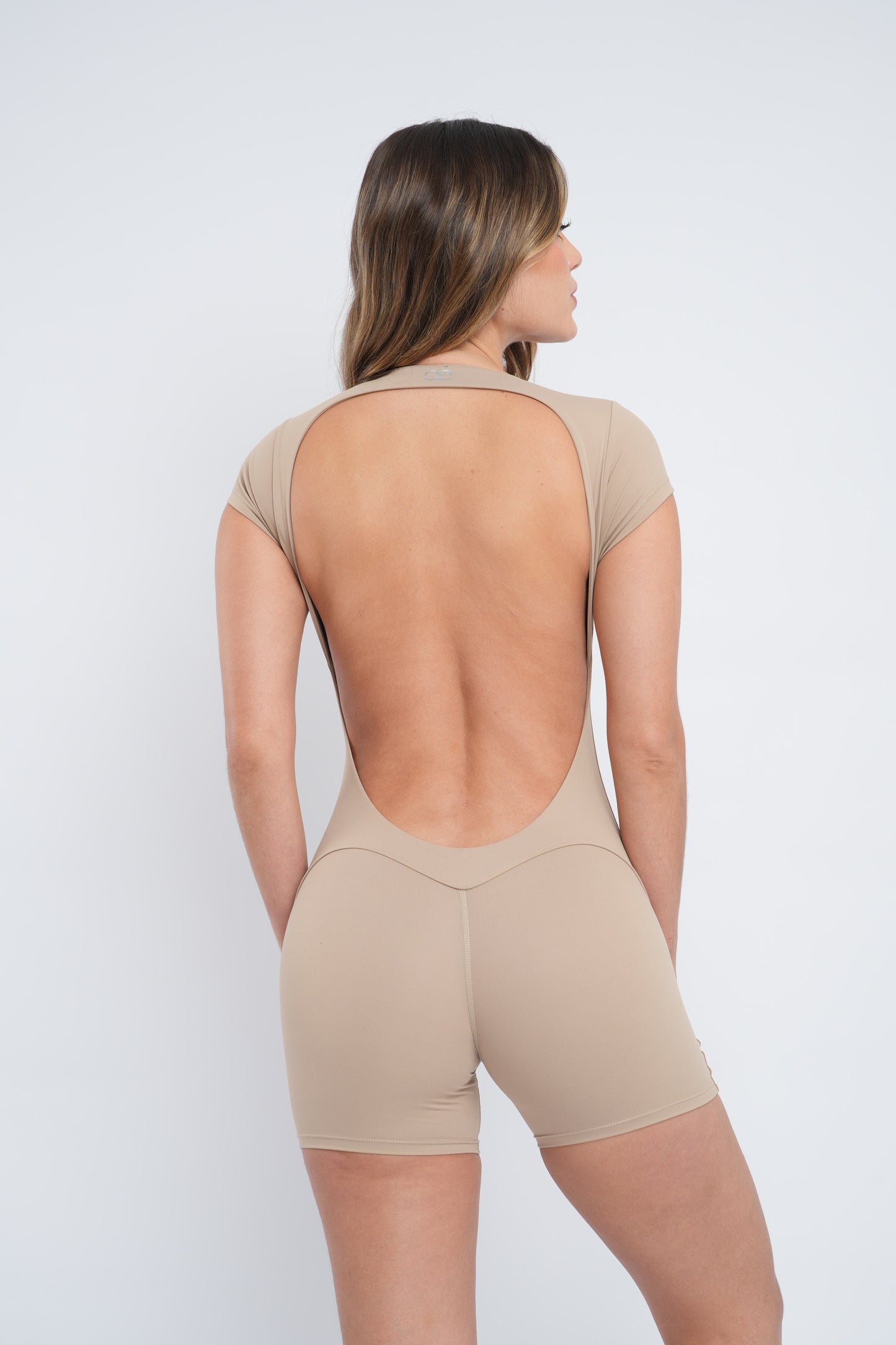 Daily Backless Jumpsuit Short