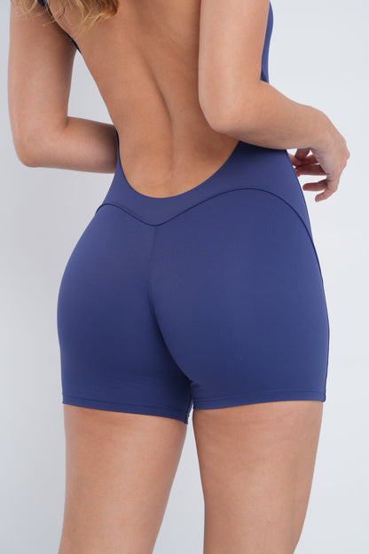 Daily Backless Jumpsuit Short