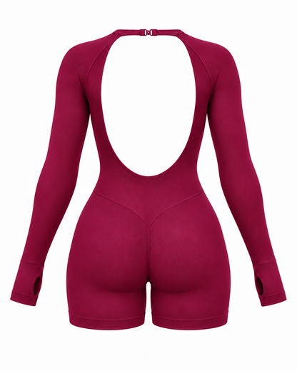 ThriveCompress™ Enterizo Manga Larga Seamless